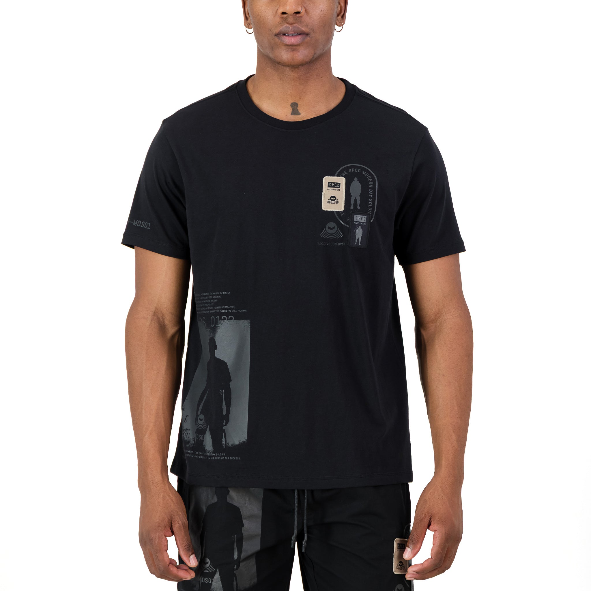 SPCC CM RECON NIGHTHAWK TEE BLACK - Shazem