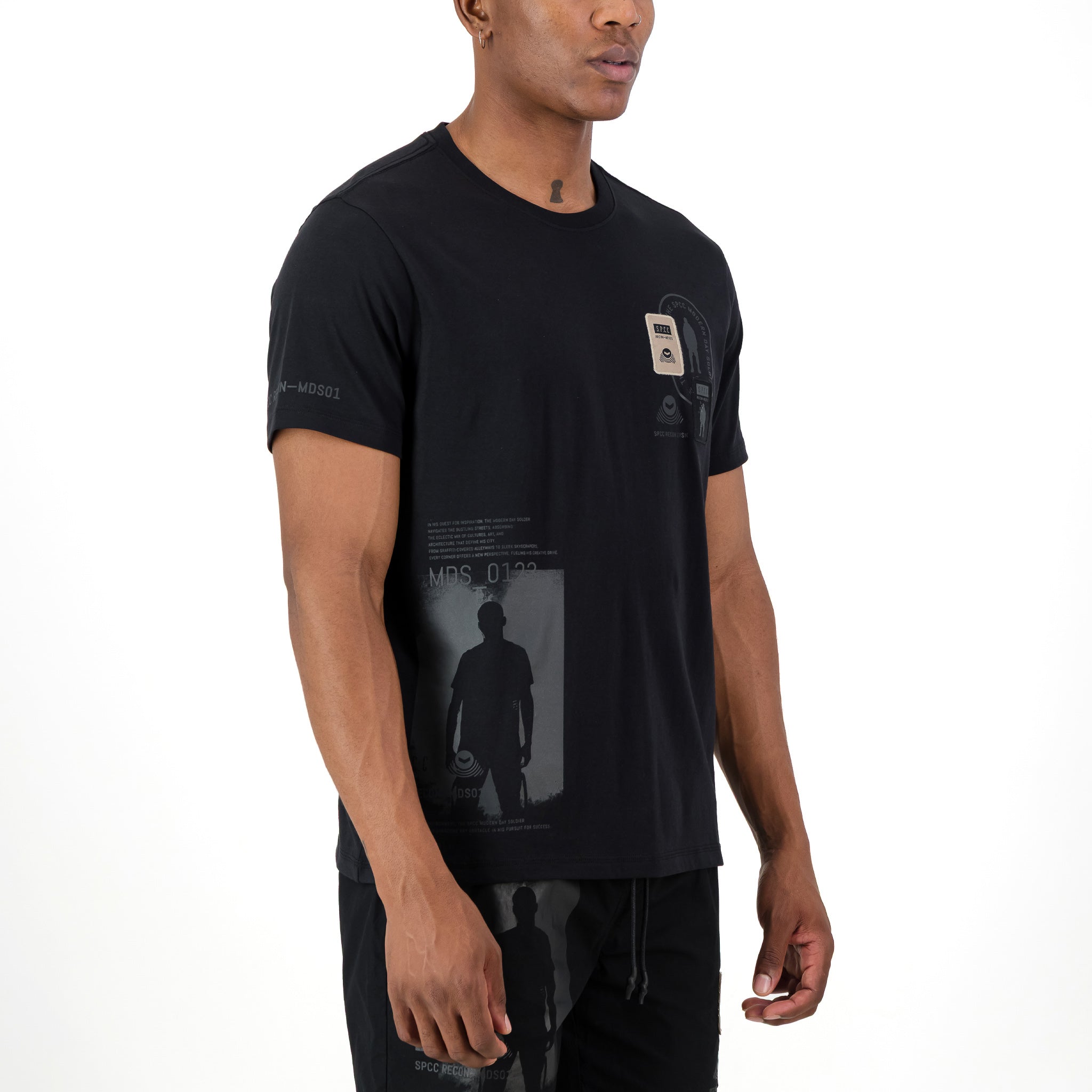 SPCC CM RECON NIGHTHAWK TEE BLACK - Shazem