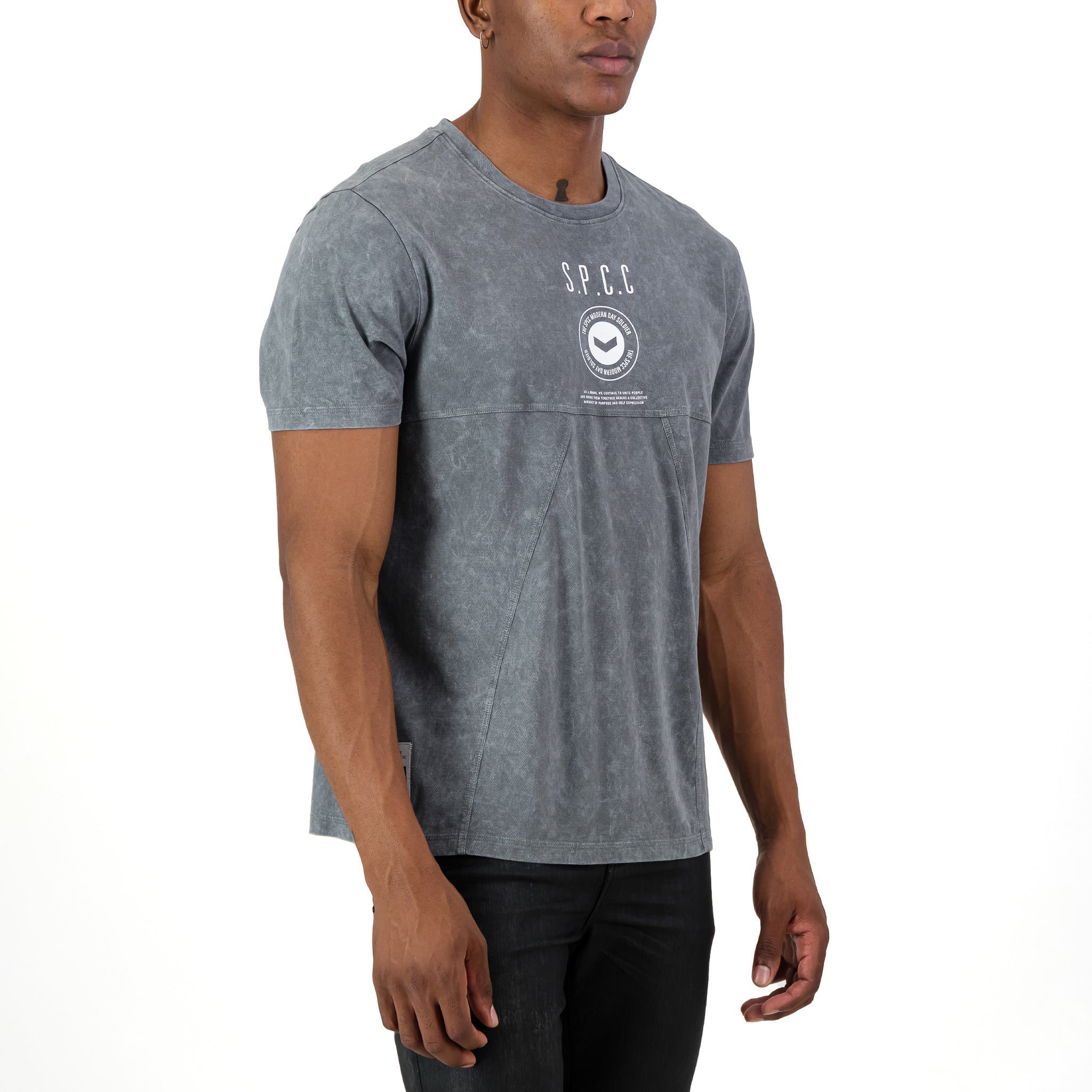 SPCC CM RODGERS TEE BLUE GREY - Shazem
