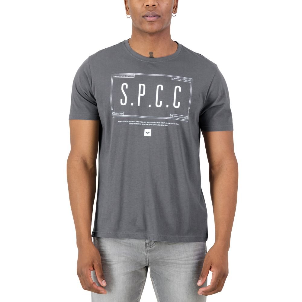 SPCC Millica Tee Blue Grey - Shazem - MENS T - SHIRTS - SPCC
