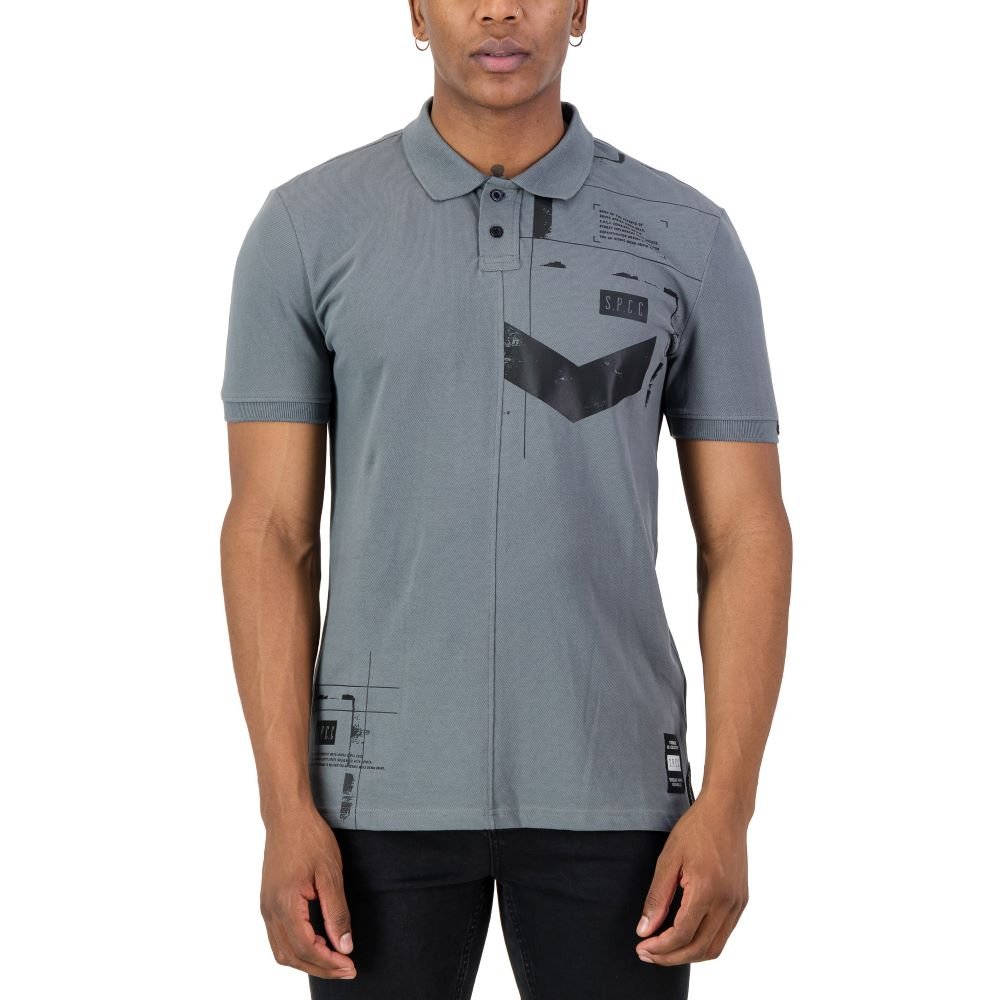 SPCC Orbit Golfer Blue Grey - Shazem - MENS GOLFER - SPCC