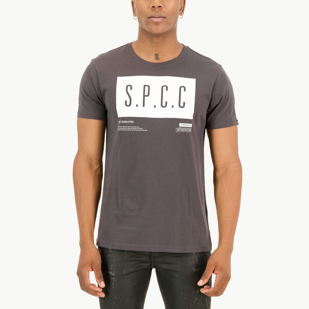 SPCC Orwell Tee Dark Grey - Shazem - MENS T - SHIRTS - SPCC