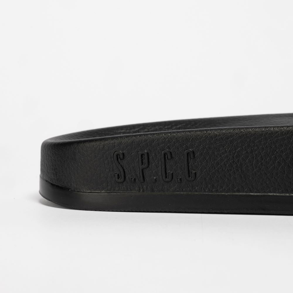 SPCC Packham Slider Black/White - Shazem - MENS SANDALS - SPCC