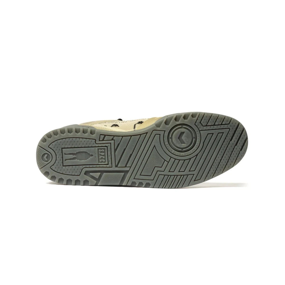 Men's SPCC Recon Dune Force Lo sneaker in off-white with stylish design and casual athletic look.