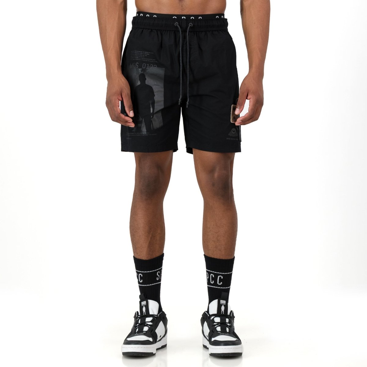 SPCC Recon Nighthawk Pool Short Black - Shazem - MENS SHORTS/BERMUDA - SPCC