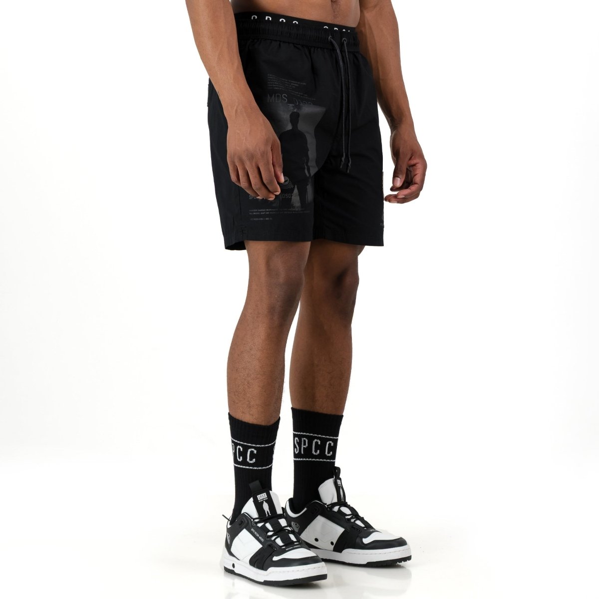 SPCC Recon Nighthawk Pool Short Black - Shazem - MENS SHORTS/BERMUDA - SPCC