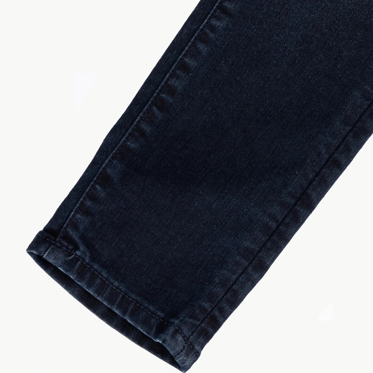 Men's SPCC Royale Jean in classic indigo denim with a straight fit, featuring five-pocket styling and subtle fading.