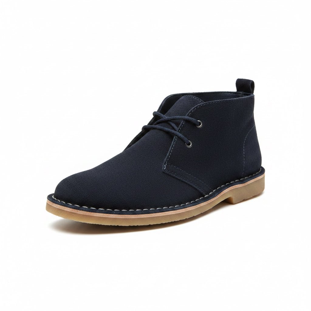 Tego Vellies - Suede Boot - Navy (MSD212) - Shazem - MENS BOOTS - TEGO