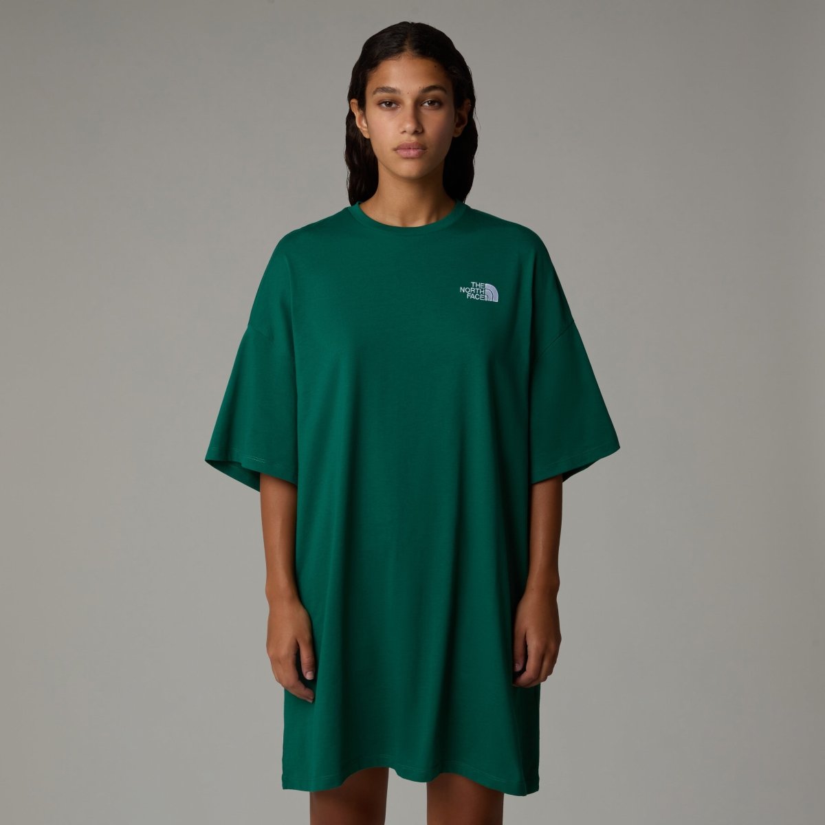 The North Face Essential Tee Dress Evergreen - Shazem - WOMENS T - SHIRTS - THE NORTH FACE