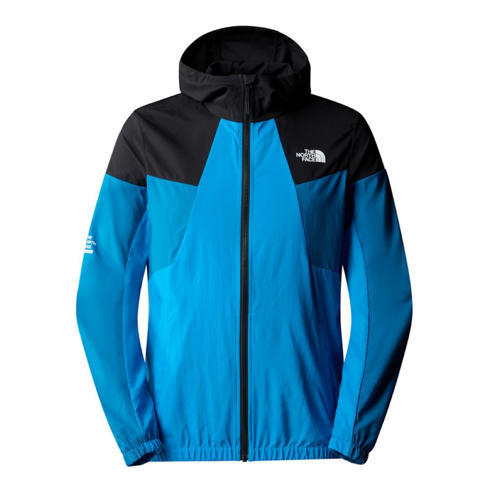 TNF CM WIND TRACK HOODIE SKYLINE BLUE - Shazem