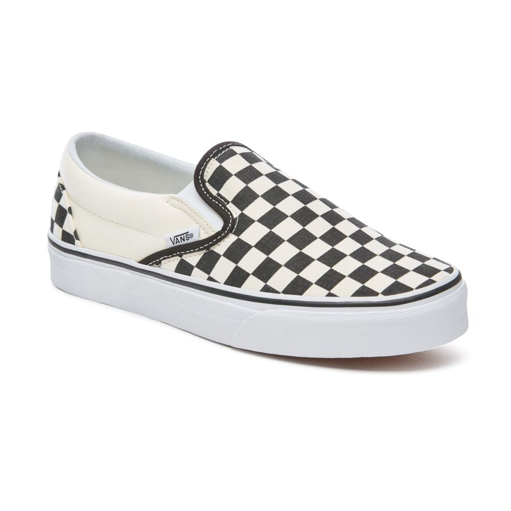 VANS FX CLASSIC SLIP-ON CHECKERBOARD BLACK/WHITE - Shazem